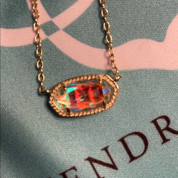 Kendra Scott Iridescent Druzy Necklace - Picture 2 of 3